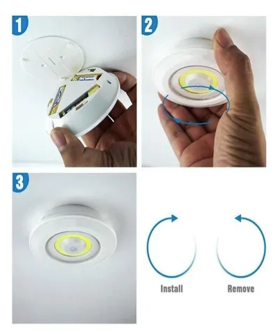 Set 3 Luces Led A Control Remoto
