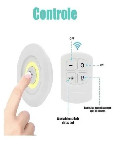 Set 3 Luces Led A Control Remoto