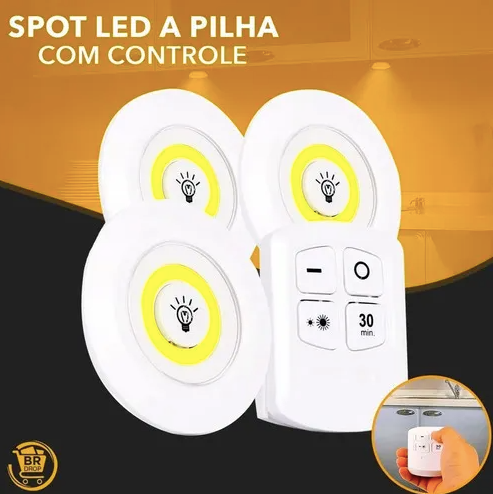 Set 3 Luces Led A Control Remoto