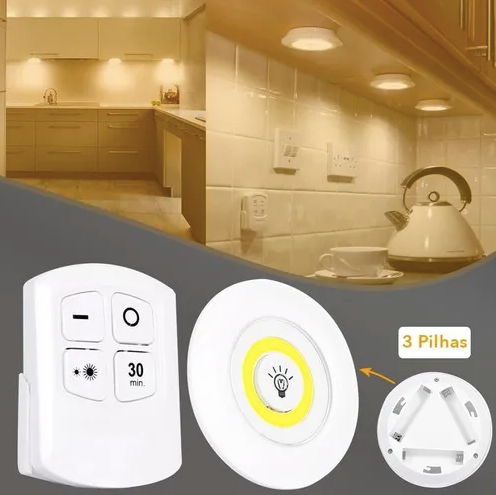 Set 3 Luces Led A Control Remoto