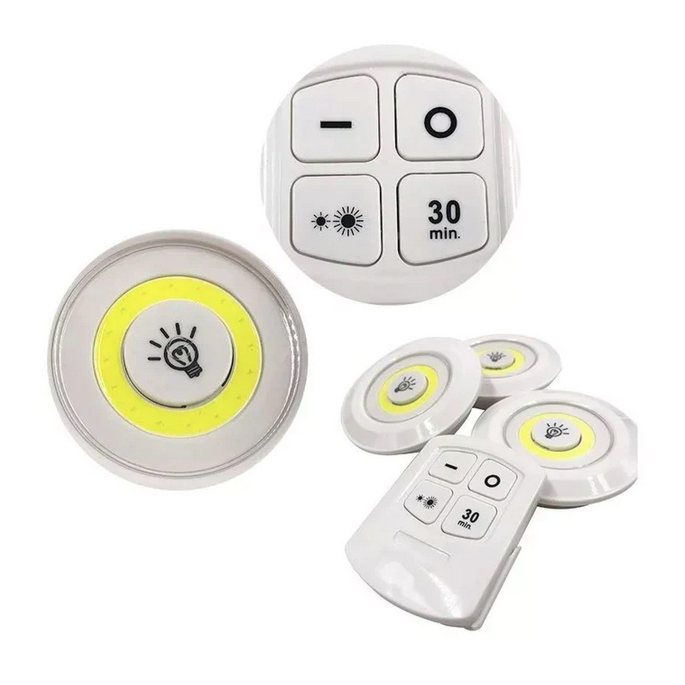 Set 3 Luces Led A Control Remoto